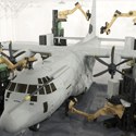 Image - Robotic laser system strips paint from aircraft