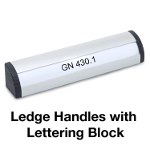 Image - Featured Product: <br>Ledge handles with lettering block