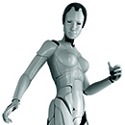 Image - Microdrives give humanoid service robots <br>human traits