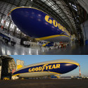 Image - Goodyear unveils larger, faster airship; first to feature semi-rigid construction