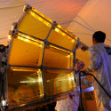 Image - DARPA's impressive folding space telescope trades glass optics for lightweight polymer membranes