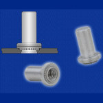Image - Fasteners: Self-clinching blind nuts feature 'closed-end' design