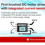 Image - Drivers: DC motor driver has integrated sensing