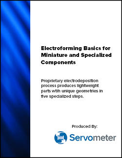 Image - Electroforming basics of miniature and specialized components white paper