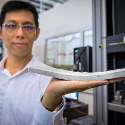 Image - Singapore scientists testing strong and durable bendable concrete