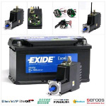 Image - Adapt your motor to your application: Integrated 400-W servo motor with battery supply