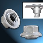 Image - Top Product: Spinning flare nuts eliminate loose fasteners in thin metal sheet applications