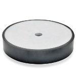 Image - Vulcanized rubber spacer disks with a steel plate