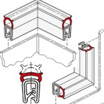 Image - Edge protection seal for corner profiles