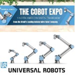 Image - Universal Robots holding virtual Cobot Expo