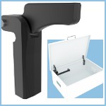 Image - Counterbalance support hinge for heavy panels and lids