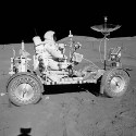 Image - 50 years ago: Apollo 15 first lunar rover drive and the Genesis Rock