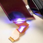 Image - Flexible low-viscosity LED-curable adhesive with a fluorescent dye