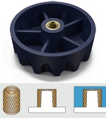 Image - Design Tips: Build strength into parts with insert molding