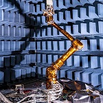 Image - Robotic mechanic on track to service satellites in space