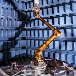 Image - Robotic mechanic on track to service satellites in space