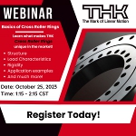 Image - Learn about cross roller rings: THK webinar Oct. 25