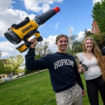 Image - Students invent leaf blower noise damper: Stanley Black & Decker onboard