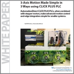 Image - 3-axis motion made simple using CLICK PLUS PLC