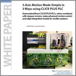 Image - 3-axis motion made simple using CLICK PLUS PLC