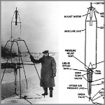 Image - 99 years ago! Goddard's first liquid-fueled rocket