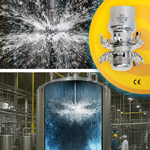 Image - Clog-resistant HydroClaw<sup>®</sup> nozzle provides powerful stationary tank cleaning