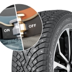 Image - World first: Winter tires with auto-retracting studs