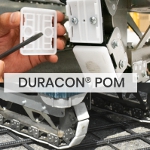 Image - Heavy-duty resin used in crawler tracks