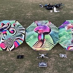 Image - Target-tracking drones fooled by images on umbrellas