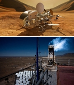 Image - Cool! Solar tower simulates spacecraft's fiery Titan entry