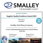 Image - 14 years in a row! Smalley recognized with GM Supplier Quality Excellence Award